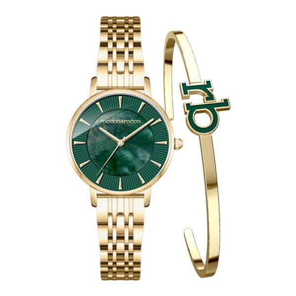 Roccobarocco RB.4659L-04M Ladies Watch and Bangle Set