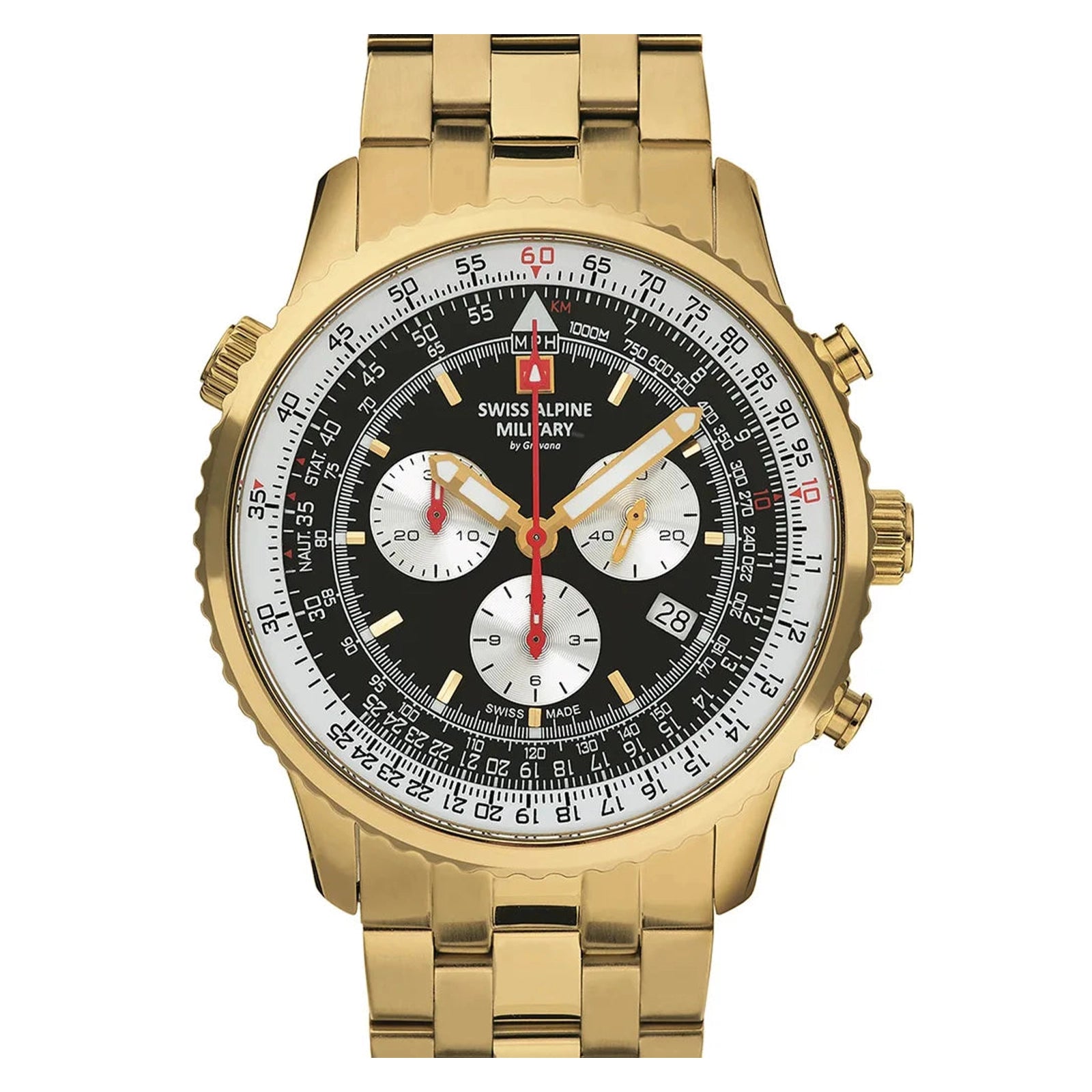 Swiss Alpine Military 7078.9117SAM Mens Watch Chronograph - Swiss Alpine Military 7078.9117SAM Mens Watch Chronograph - View 4