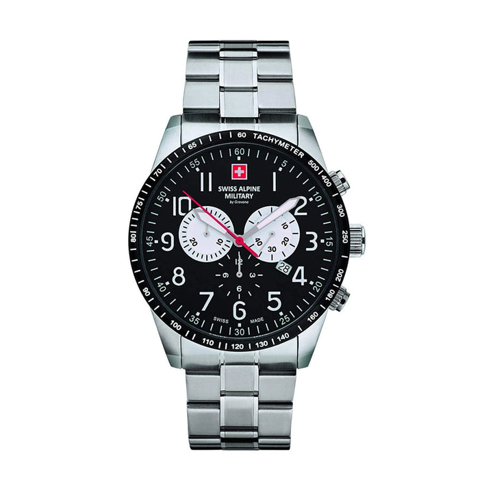 Swiss Alpine Military 7082.9137SAM Mens Watch Chronograph - Swiss Alpine Military 7082.9137SAM Mens Watch Chronograph