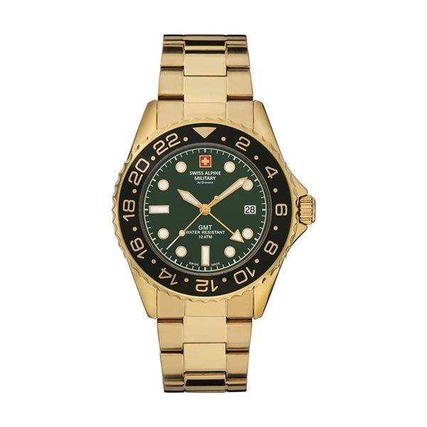 Swiss Alpine Military GMT 7052.1114SAM Mens Watch - Swiss Alpine Military GMT 7052.1114SAM Mens Watch