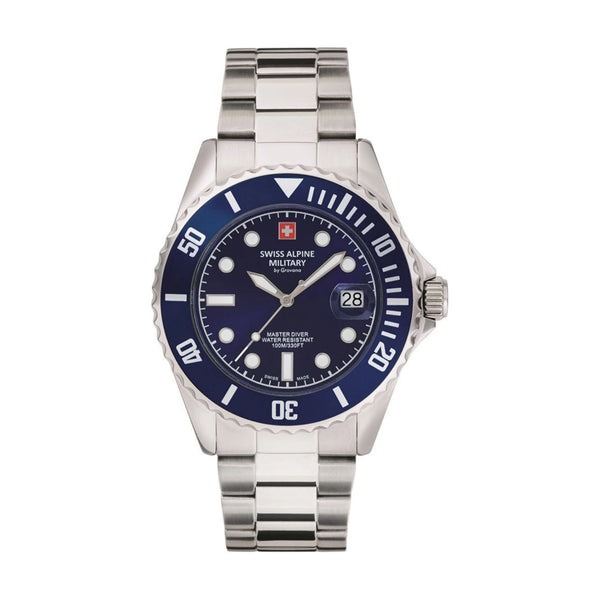 Swiss Alpine Military GMT 7052.1135SAM Mens Watch - Swiss Alpine Military GMT 7052.1135SAM Mens Watch
