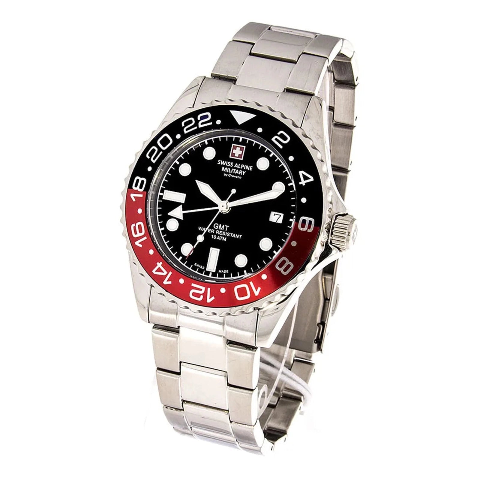 Swiss Alpine Military GMT 7052.1136SAM Mens Watch - Swiss Alpine Military GMT 7052.1136SAM Mens Watch - View 7